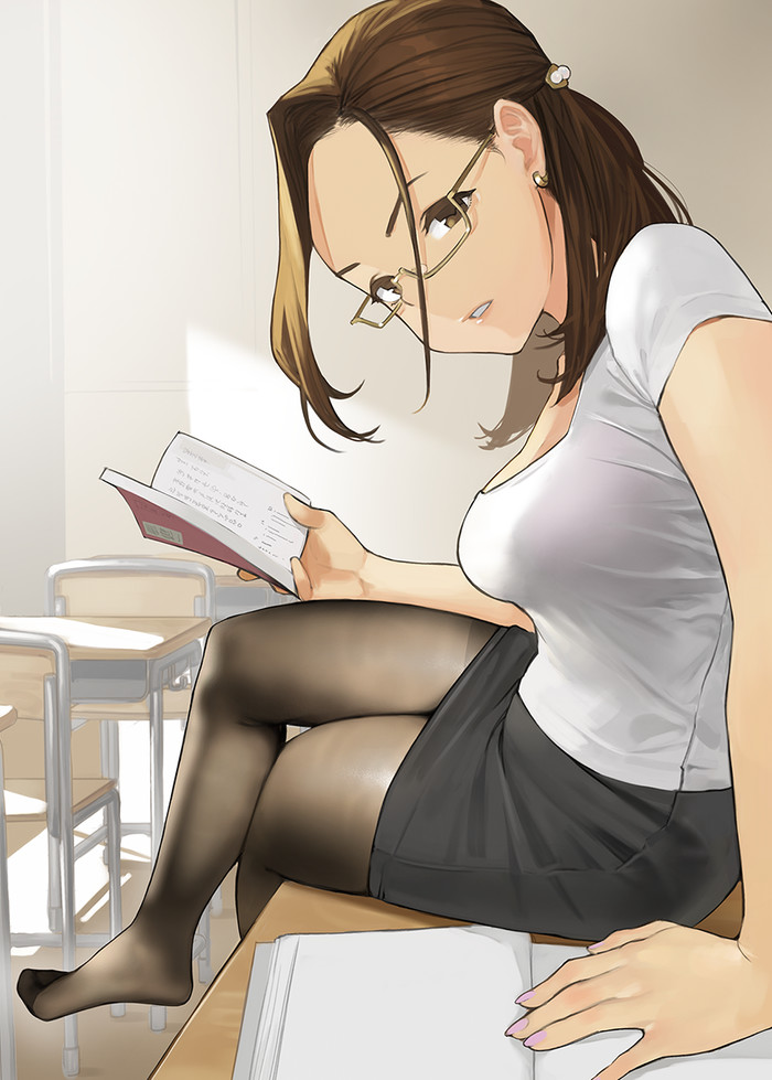     , Anime Art, , , Miru tights, Y_o_m_y_o_m, Okuzumi Yuiko
