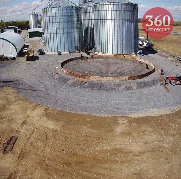 How silo granaries are built... - Сельское хозяйство, Agroscout360, Granary, Longpost