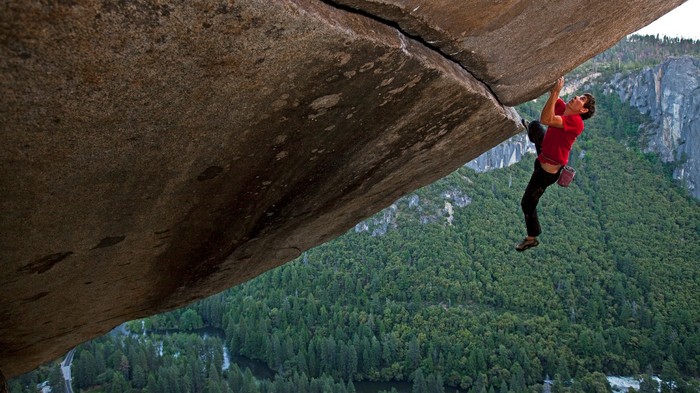 His Fears silently watch on the sidelines (Alex Honnold) - My, Extreme, Fear, The mountains, Longpost, Rock climbing