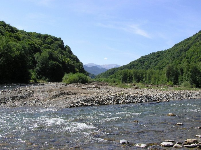 Settlement on the river Kyafar - My, Travels, , Road trip, South of Russia, Karachay-Cherkessia, The mountains, Longpost, Tourism