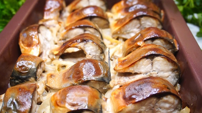 Запеченная скумбрия