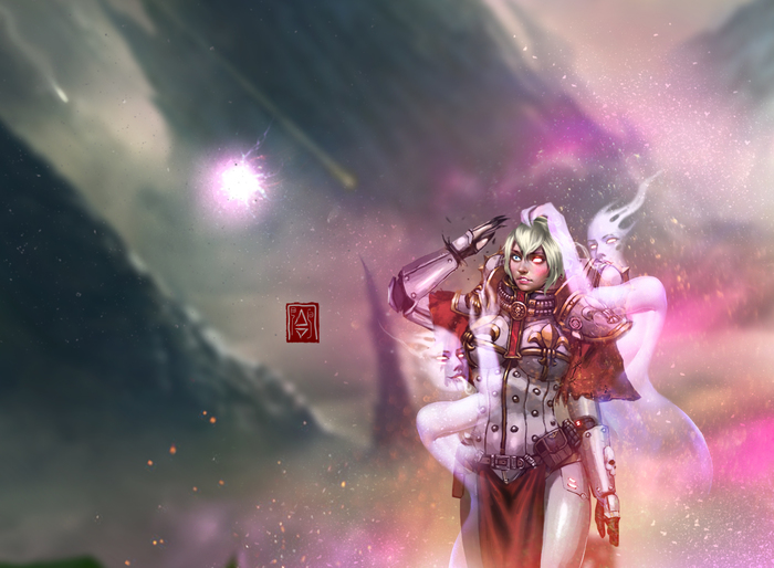 Slaanesh corruption Warhammer 40k, Adepta Sororitas, , , Wh Art