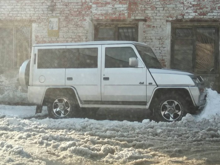 When you want Gelik, but you have UAZ. - My, Auto, Cheboksary