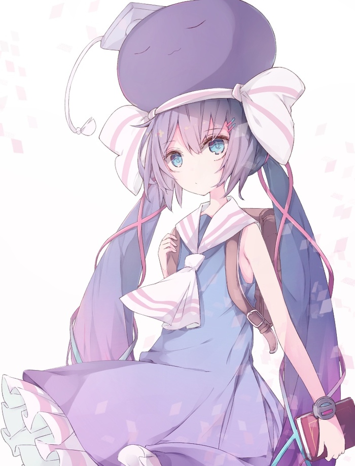 Nice smile - Anime, Not anime, Vocaloid, Otomachi Una, Anime art, Longpost