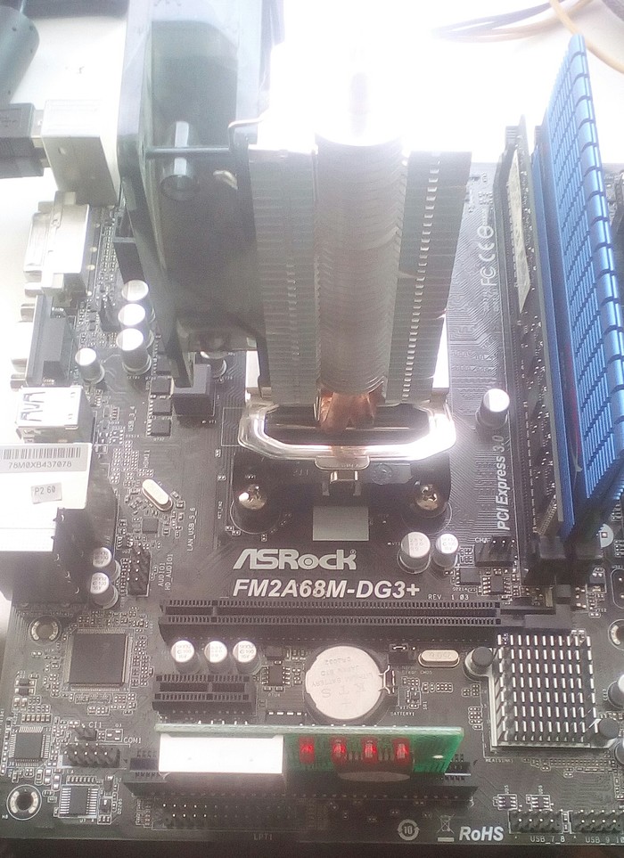 Ремонт матери asrock FM2A68M-DG3+ - Видеокарта, Материнская плата, Моё