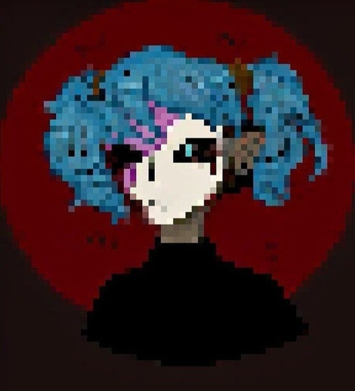     Sally Face?) Sally, Pixel Art, 