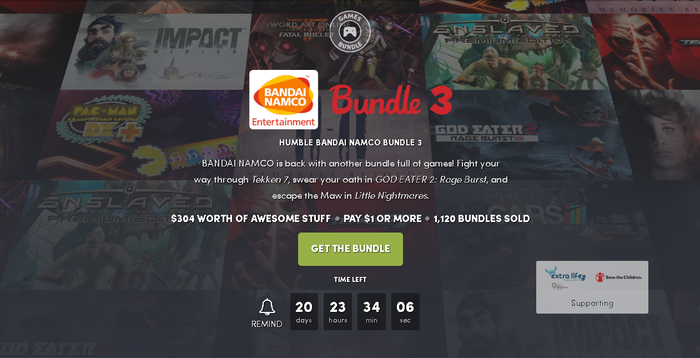 HUMBLE BANDAI NAMCO BUNDLE 3 Humble Bundle, Steam,  , 
