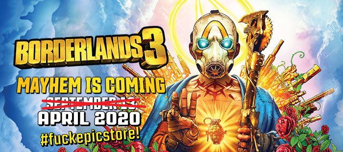 Так и живём.. #fuckepicstore - Borderlands, Игры, Steam