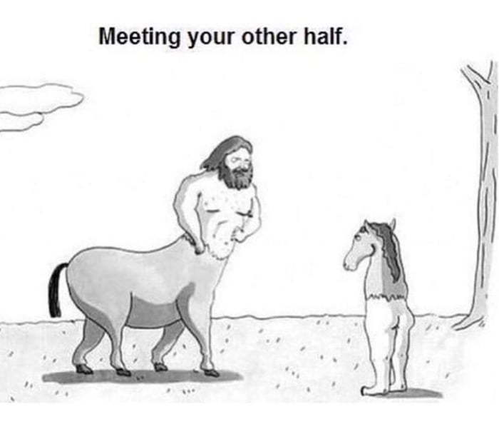 Когда нашёл свою вторую половинку