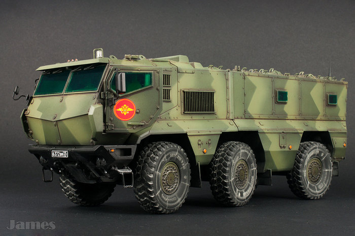 KAMAZ-63968 Typhoon-K - My, Stand modeling, Kamaz, , , , Armored vehicles, Video, Longpost, Truck