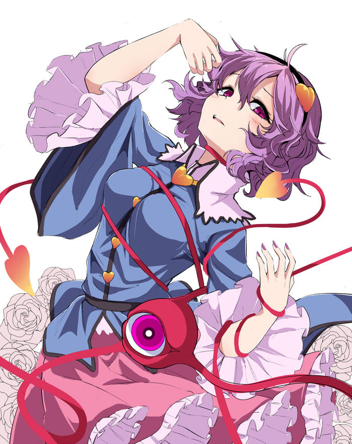   rihito(usazukin) Anime Art, , Komeiji Satori, Touhou, Rihito