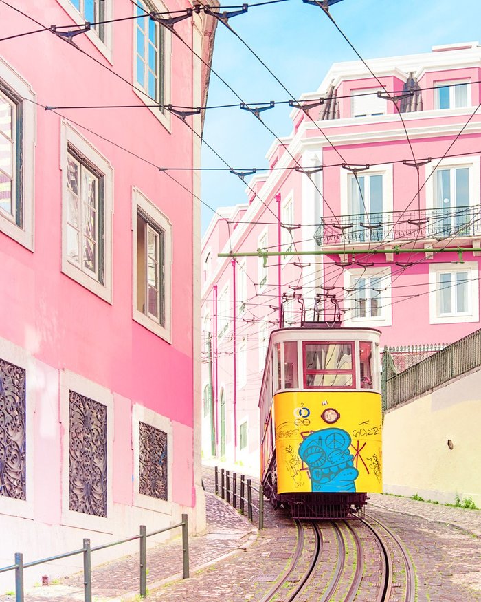 Spring in Portugal Lisbon - Spring, Heat, Tram, Travels, Tourism, Longpost, Lisbon, The photo