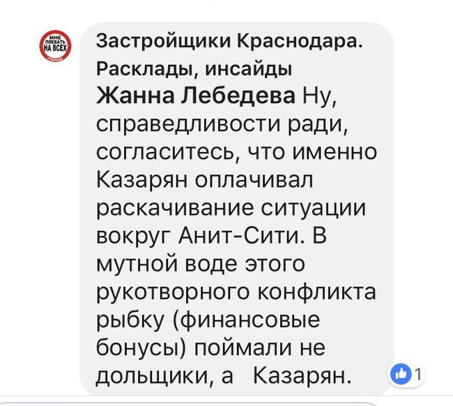 The Oniani-Khakhalev clan and OBD: who is behind the ruin and arrest of Georgizov, the developer of Anit-City Residential Complex, in Krasnodar. - My, Elena Khakhaleva, Krasnodar, Deceived real estate investors, Longpost