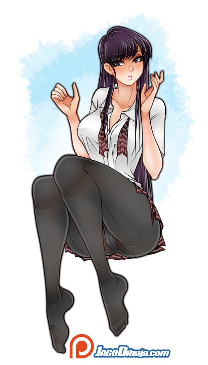 Komi Shouko (Komi-san wa, Comyushou desu) - NSFW, Jago, Jagodibuja, Komi-san wa comyushou desu, Shouko komi, Hand-drawn erotica, Art, 