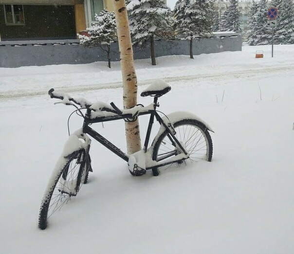 Extreme - Snow, Severodvinsk, Spring, A bike, Extreme