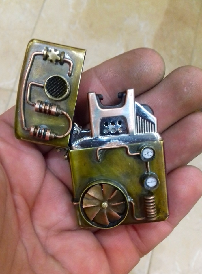 Моддинг зажигалки zippo | Пикабу