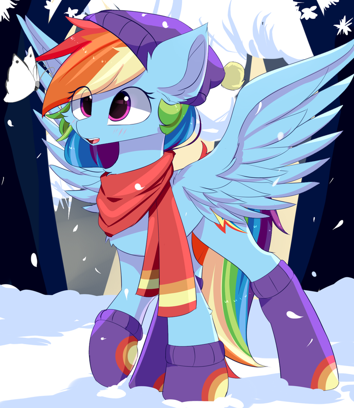 Winter My Little Pony, Rainbow Dash, Heddopen, MLP 