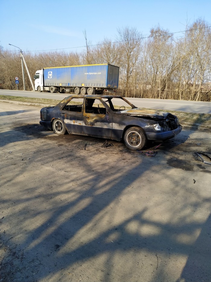 Don't leave your car anywhere. - My, Fire, Car, Karma