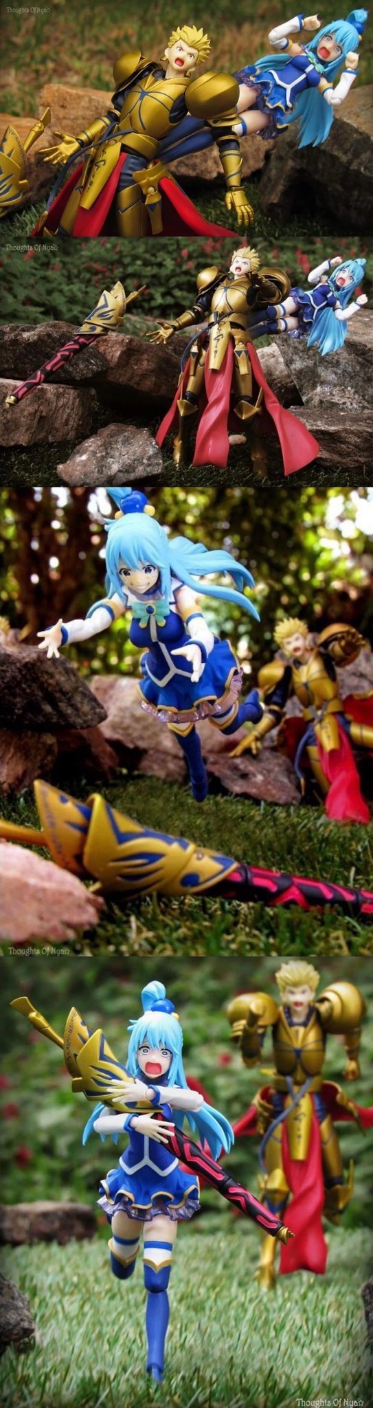 Aqua decided to get to heaven quickly - Anime, Fate, Konosuba, Crossover, Longpost, Gilgamesh