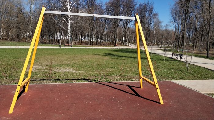 Lyubertsy vandals destroyed a playground for the disabled - Moscow region, Playground, Longpost, Negative, Disabled person, Lyubertsy, Vandalism, My