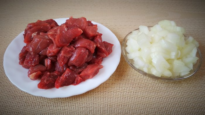 Рецепт булгур с мясом на сковороде