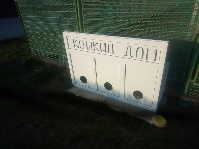 Просто фото домика для котов