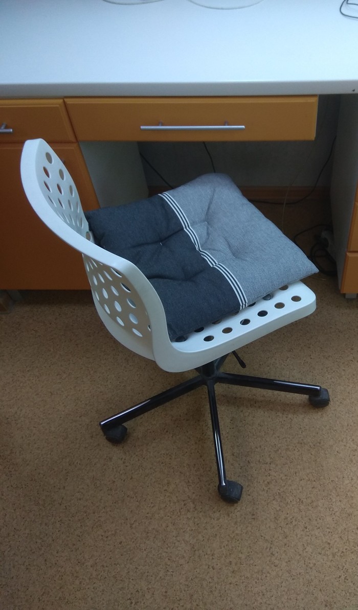 Chair with cushion - My, Chair, Pillow