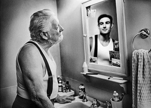 Mirror Remembers - photo project by Tom Hussey - The photo, Memory, Time, Youth, Old age, Mirror, Longpost