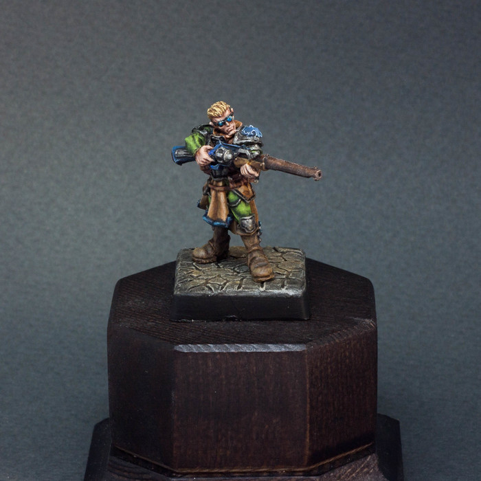 Cygnar long gunner(warmachine) Покраска миниатюр, Warmachine, Хобби, Настольный варгейм, Стимпанк, Технофэнтези, Длиннопост