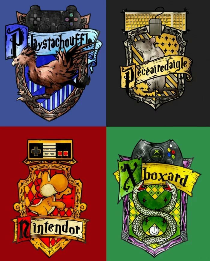 And which faculty will you choose? - Reddit, Harry Potter, Gamers, Playstation 4, Sony, Nintendo, Xbox