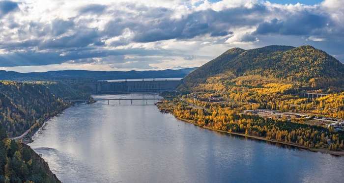 Yenisei River - Nature, Russia, Siberia, Riot