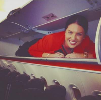 Flight attendants showed what they do while there are no passengers nearby - Stewardess, Dedication, Scream, Longpost