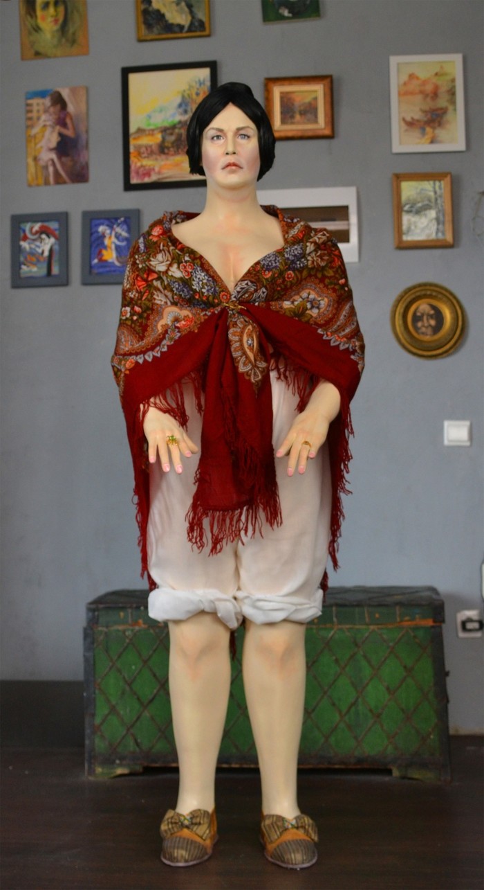 Портретная кукла в человеческий рост своими руками скульптура