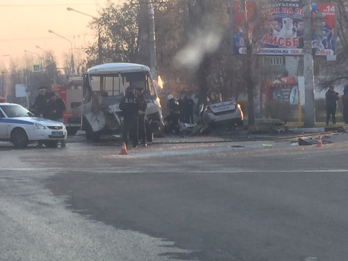 Nobody survived - Road accident, Crash, Bus, Speed, Didn't concede, Voronezh, Video, Longpost, Negative, news