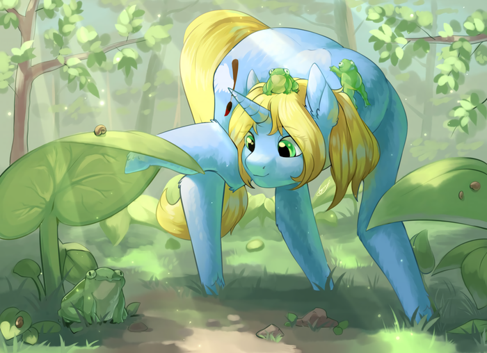 Looking for frogs My Little Pony, Original Character, Peachmayflower, ?, ,  ?,   
