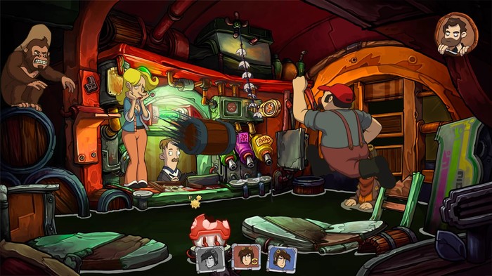 Deponia or How Rufus Met Mario - My, Deponia, Goodbye Deponia, Super mario, GIF