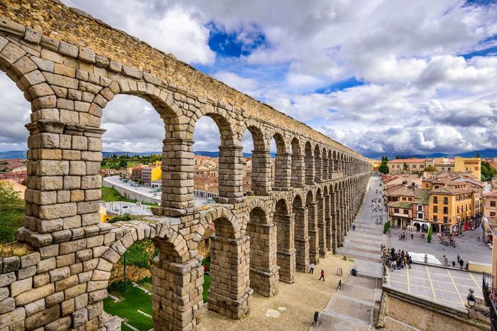 Minus one - My, Spain, Segovia, Aqueduct, , Longpost