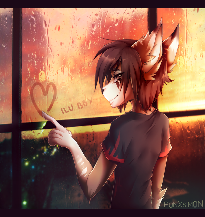 = Love Ya = , Furry Art, , Punxsimon