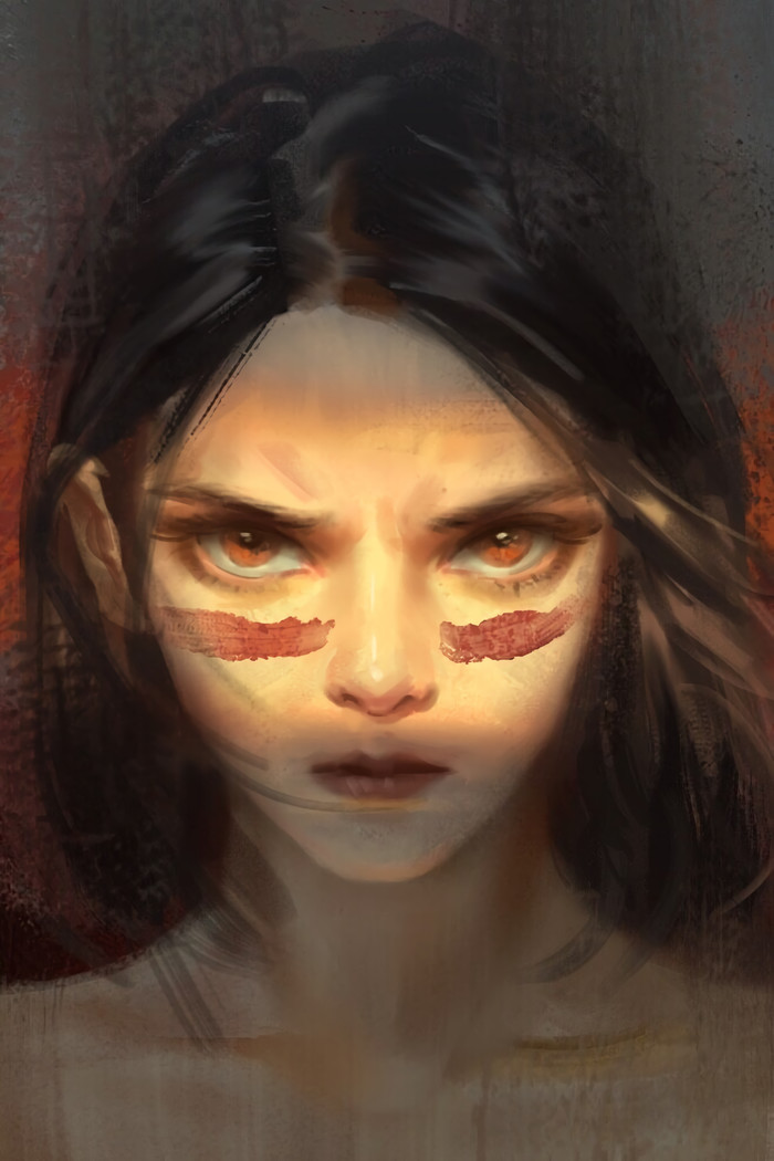 Alita - Art, Alita: Battle Angel, Alita, Portrait, Hou China