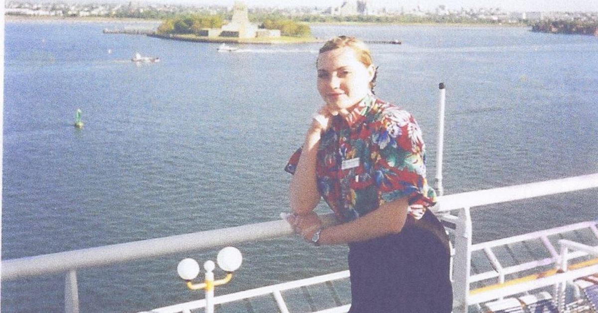 Молодая Инна Будницкая работала на круизном лайнере. 