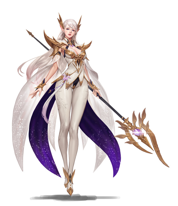 White magician elf , , Junq Jeon