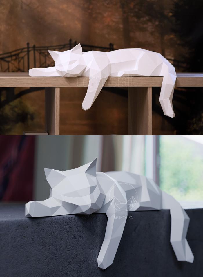 Ещё бесплатные развёртки от Methakura - Моё, Papercraft, Methakura, Бумага, Лиса, Длиннопост