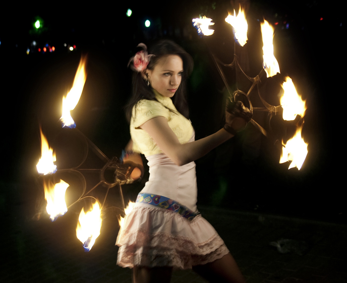 Masha - My, Fire show, Beautiful girl, Bolotnaya Square