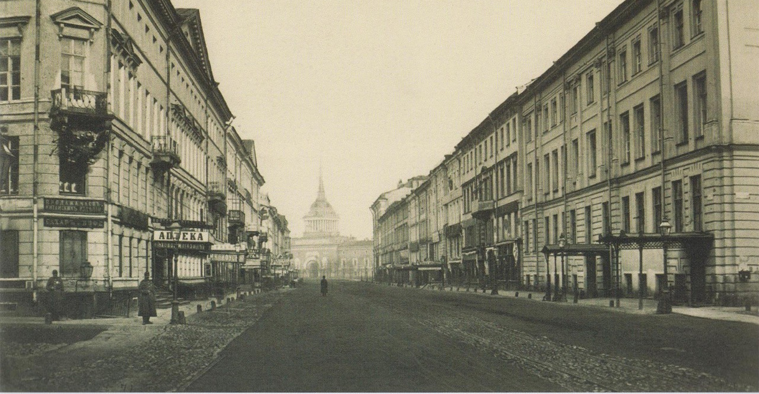 Гороховая улица в Санкт-Петербурге 19 век