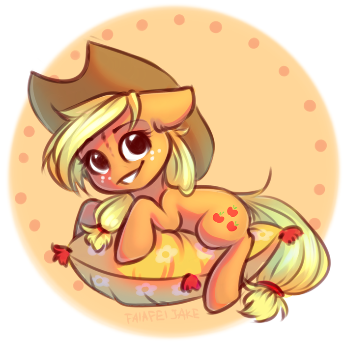 Applejack My Little Pony, Ponyart, Applejack, Falafeljake