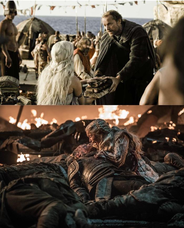 This is how it all started, this is how it ended... - Game of Thrones season 8, Game of Thrones, Spoiler, Daenerys Targaryen, Jorah Mormont