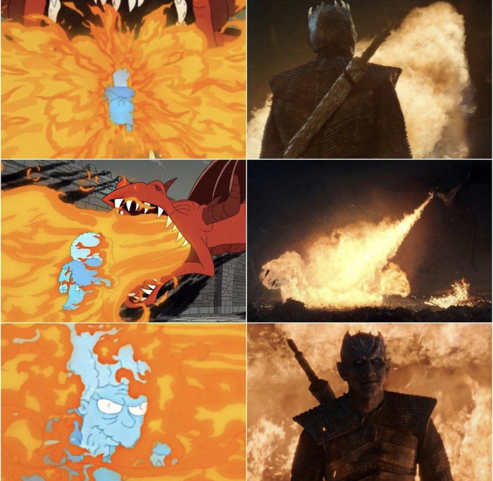 It was already in The Simpsons - Game of Thrones, The Simpsons, Spoiler