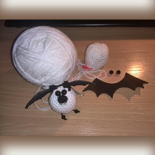 Knitted bat keychains - My, Creation, Knitting, Keychain, Bat, Crochet, Longpost