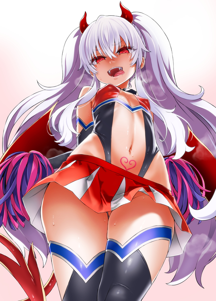 Demon - NSFW, Anime art, Anime original, Anime, Art, Demon, Flat chest, Etty, Loli