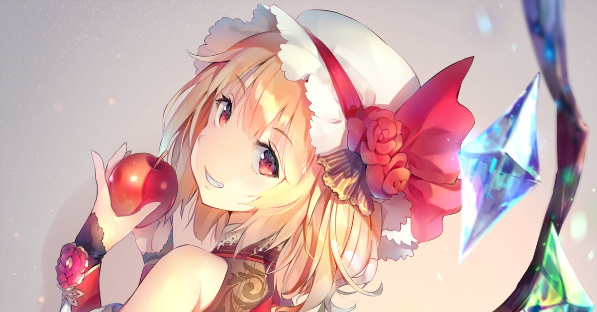 Flandre Scarlet - NSFW, Touhou, Anime Art, Аниме, Flandre Scarlet, Deecha